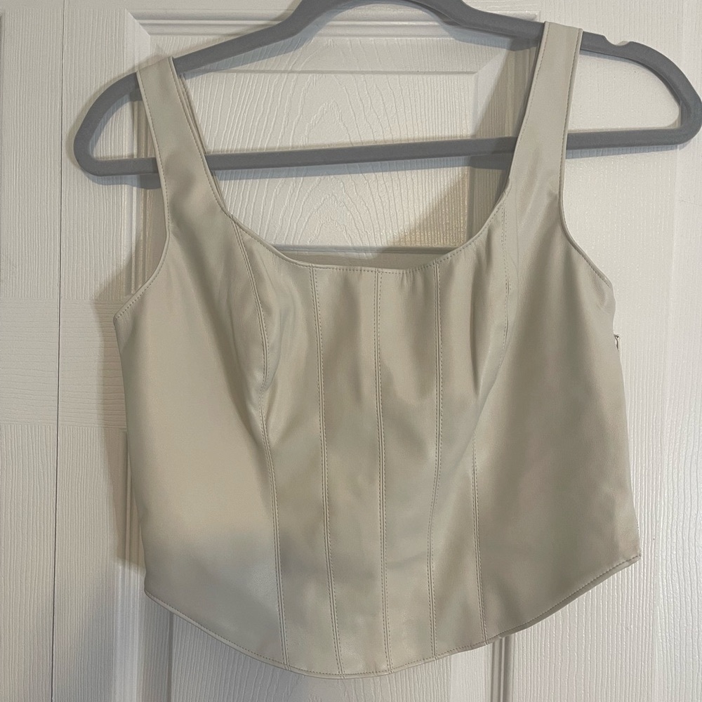 Abercrombie & Fitch Cream Tank Top